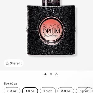 Yves Saint Laurent Black Opium Box - Black with Rose Gold Accents
